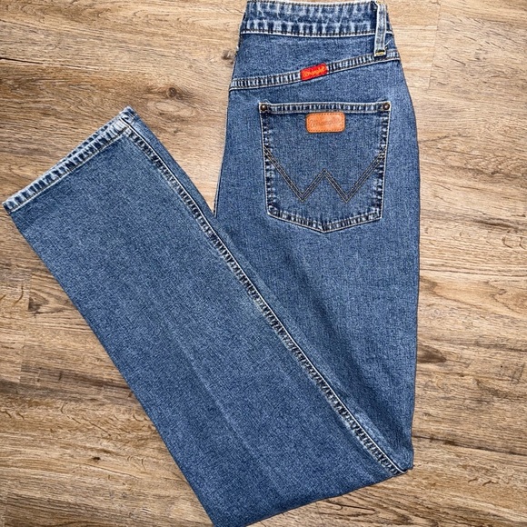 VTG Women’s Wrangler High Waist Straight Leg Jeans - Picture 1 of 9